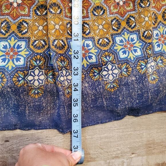 Cato medium womens midi dress with elastic waistband includes belt - Picture 7 of 12